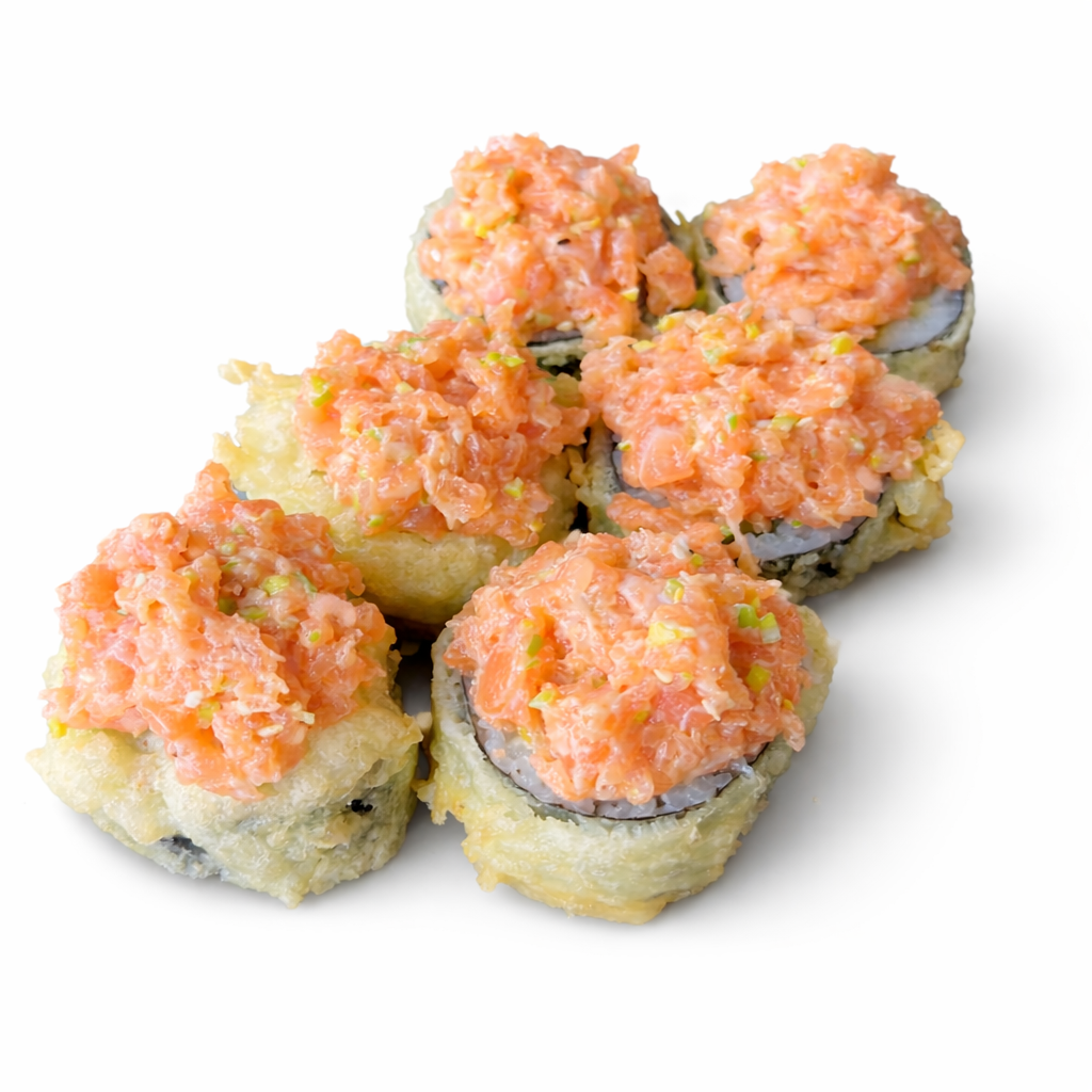 SAKE TARTARE TEMPURA MAKI